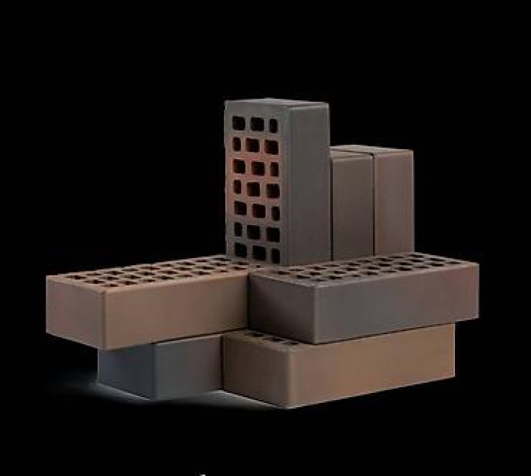 Клинкерный, Пустотелый, дырчатый кирпич, Евро, 250×85×65 Bishkek - photo 3