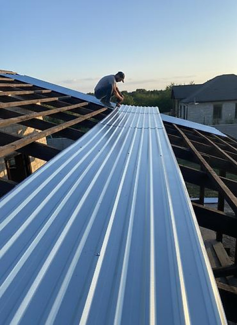 Профнастил (гофрированный металлический лист) для кровли и фасадов. - Бишкек - изображение 1