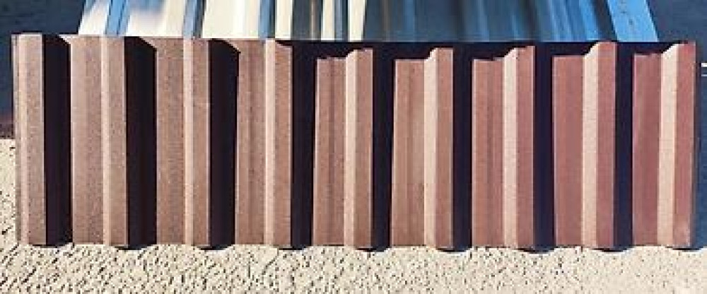 Профнастил Коричневый Матовый - Материал: стальной профилированный Бишкек - изображение 1