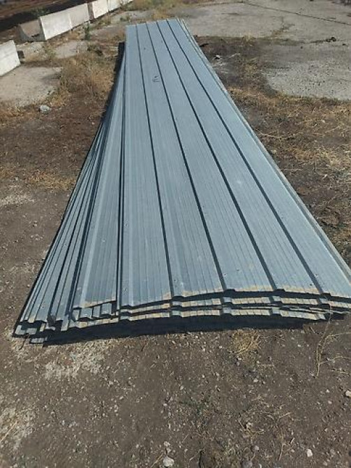 Срочно продаю профнастил оцинкованный по 4 метровый ширина 1.20 Бишкек - изображение 1