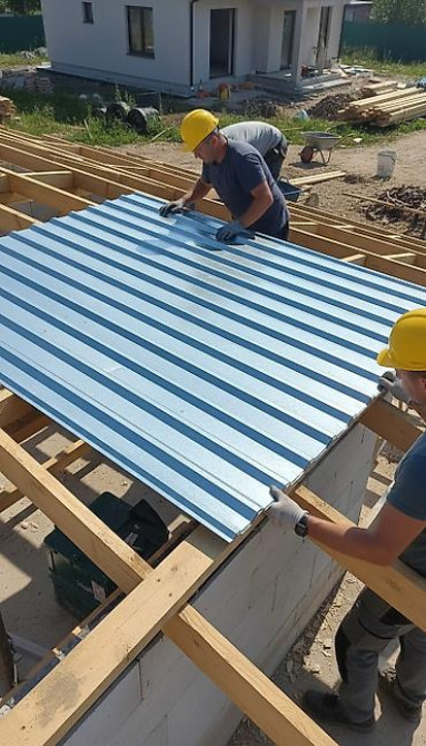 Профнастил металлический (оцинкованный) - Тип: трапециевидный Бишкек - изображение 1