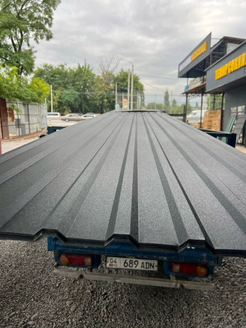 Профнастил для кровли и фасадов. Кровля крыш. Оцинковка - Бишкек - сүрөт 1