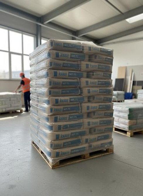Гипсовая штукатурка Knauf MP 75 в мешках по 30 кг. Подходит для Bishkek - photo 1