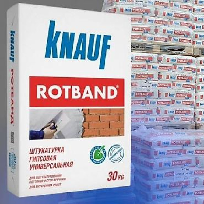 Штукатурка Knauf, Гипсовая, Ручного нанесения, Универсальная Бишкек - изображение 2