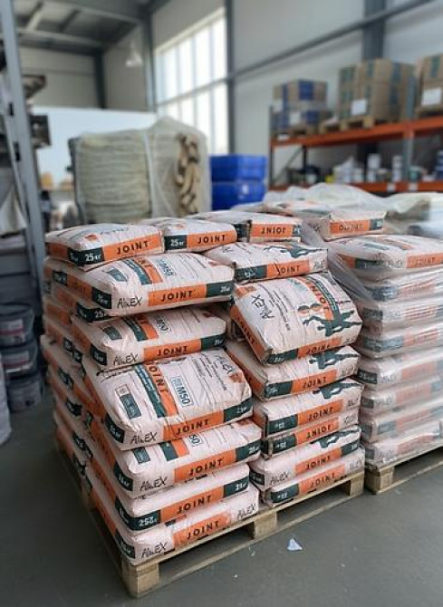 Штукатурка AlinEX Joint M50 в мешках по 25 кг. Подходит для внутренних Бишкек - сүрөт 1