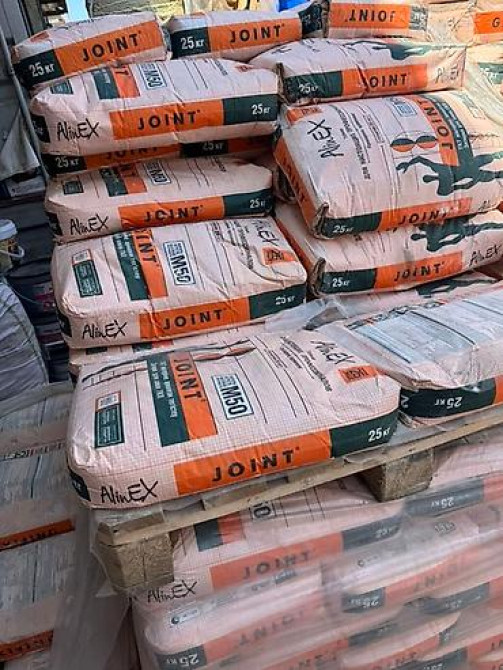 Штукатурка AlinEX Joint M50 в мешках по 25 кг. Подходит для внутренних Бишкек - сүрөт 2