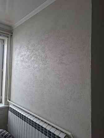 Декоративная штукатурка с эффектом «короед/травертино» для интерьеров Бишкек