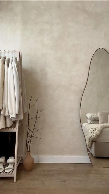 Декоративная покраска стен limewash - Эффект мягкой фактуры . Легко Бишкек - сүрөт 1