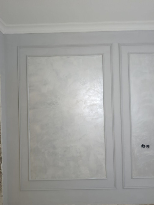 Декоративная отделка стен: венецианская штукатурка с перламутровым Бишкек - изображение 1