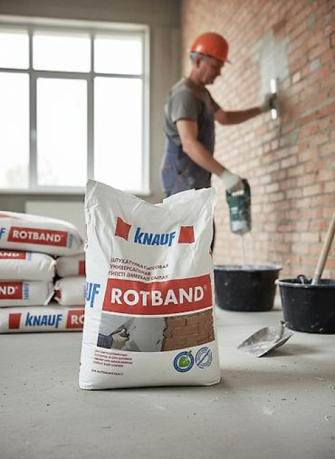 Штукатурка Knauf, Гипсовая, Ручного нанесения, Универсальная Бишкек - изображение 1