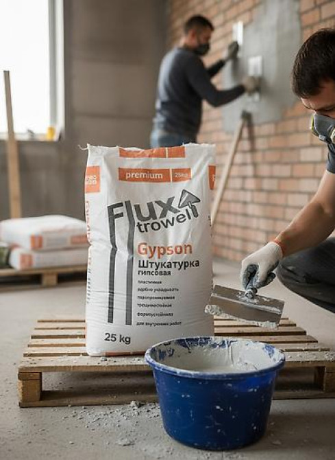Штукатурка Flux trowel, Гипсовая Бишкек - изображение 1