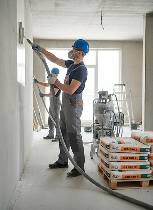 Штукатурка Alinex, Гипсовая, Машинного нанесения, Универсальная Бишкек - сүрөт 1