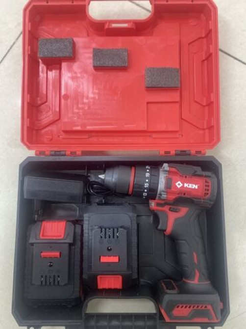 Универсальный аккумуляторный шуруповерт Кен с функцией дрели, хорошо Бишкек - изображение 3