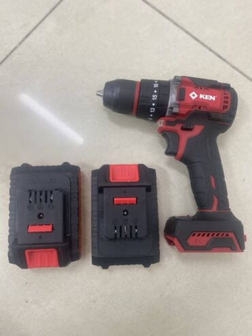 Универсальный аккумуляторный шуруповерт Кен с функцией дрели, хорошо Бишкек - изображение 1