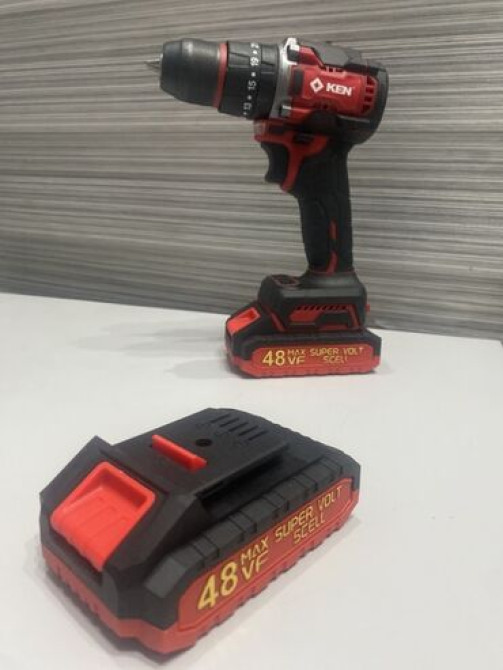 Универсальный аккумуляторный шуруповерт Кен с функцией дрели, хорошо Бишкек - изображение 4
