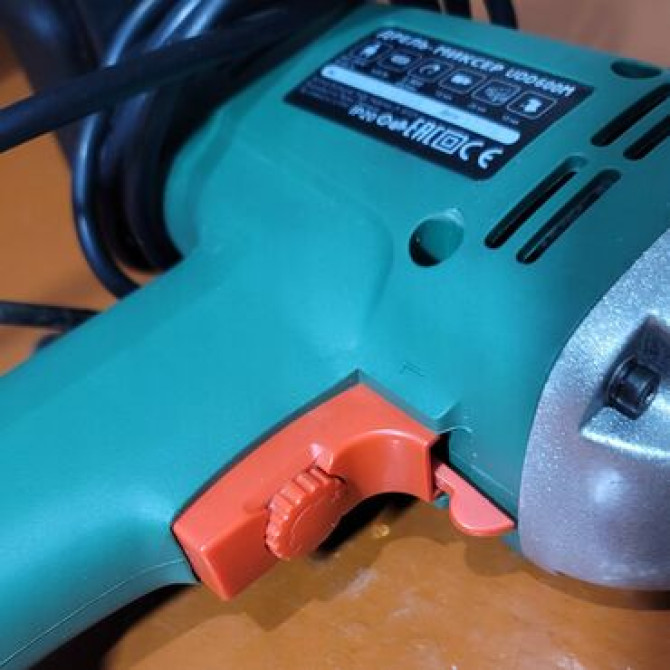 Дрель, миксер, низкооборотистый, Hammer UDD 600M, патрон 13мм, 600 Бишкек - изображение 4