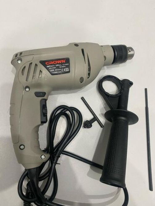 Ударная дрель Crown CT10065 мощностью 600 Вт с регулируемой скоростью Бишкек - изображение 7