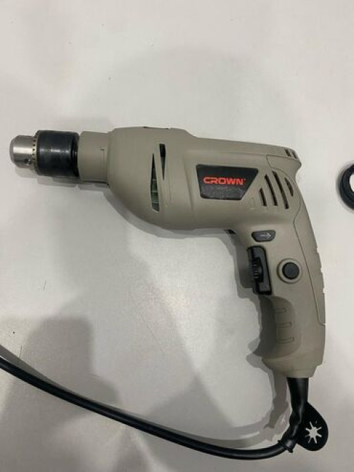 Ударная дрель Crown CT10065 мощностью 600 Вт с регулируемой скоростью Бишкек - изображение 6