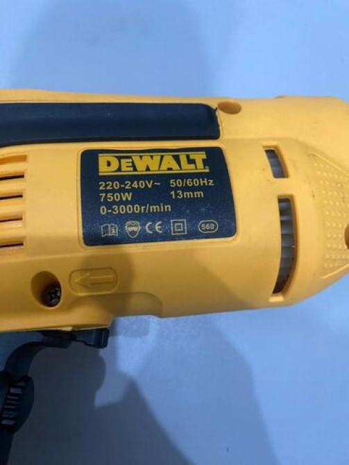 Ударная дрель DeWalt мощностью 750 Вт с регулируемой скоростью Бишкек - изображение 2