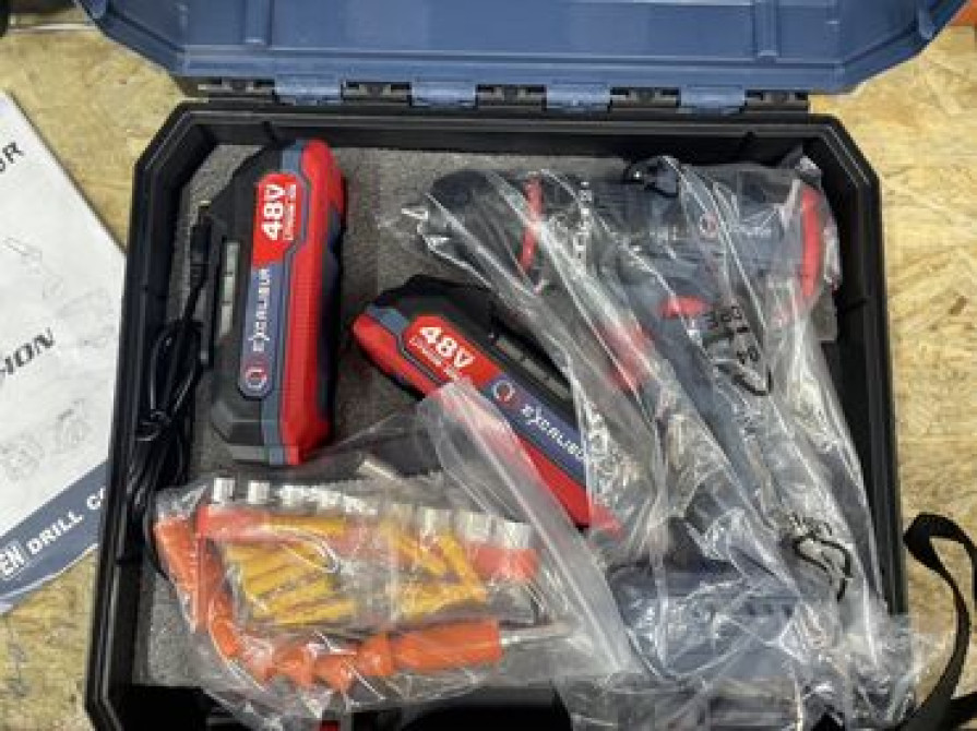 Ударный гайковерт Excalibur в комплекте с двумя аккумуляторами 48 В Бишкек - изображение 2