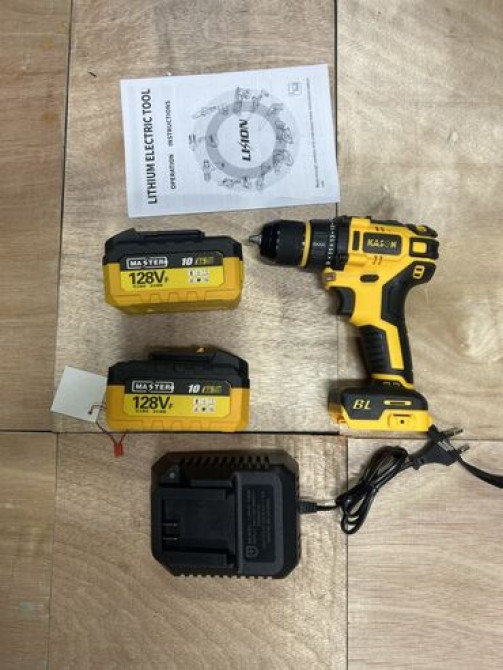 Универсальный набор аккумуляторной дрели Kason, включающий две Бишкек - изображение 1