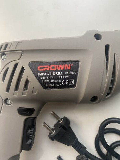 Дрель Кроун Новая с Гарантией Доставка бесплатная Адрес Бишкек - изображение 3