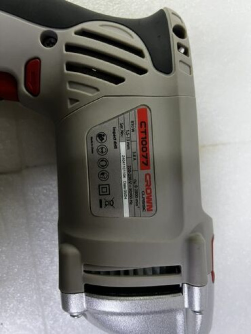 Ударная дрель Crown CT10077 мощностью 810 Вт, относящаяся к серии Бишкек - изображение 2