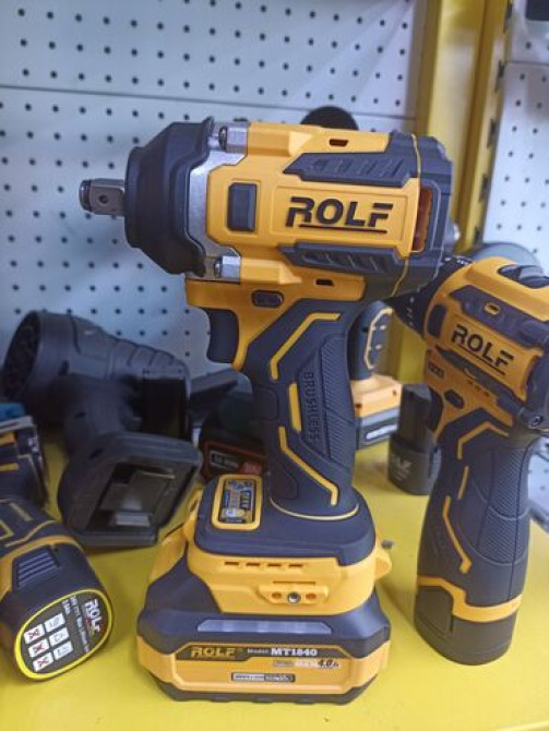 Два бесщеточных импульсных гайковерта ROLF MT1840. Инструменты Бишкек - изображение 3