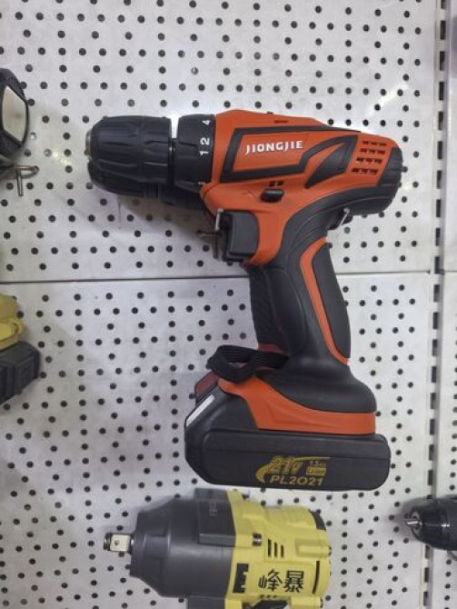 Аккумуляторная дрель-шуруповерт Jiongjie BLADE 21V с регулировкой Бишкек - изображение 2