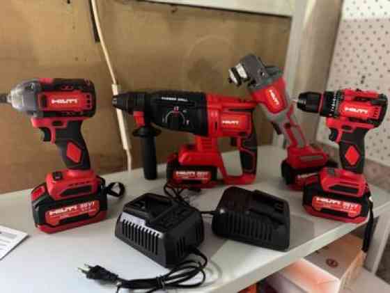 Набор электроинструментов фирмы: hilti 4в1 болгарка 100mm 3 скорости Bishkek