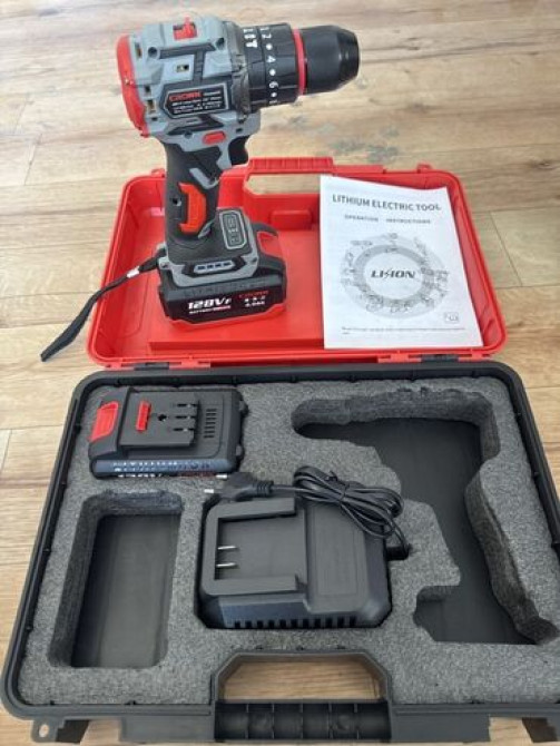 Ударная дрель-шуруповерт Crown. работающая от литий-ионного Бишкек - изображение 2