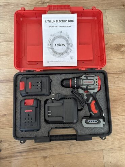 Ударная дрель-шуруповерт Crown. работающая от литий-ионного Бишкек - изображение 1