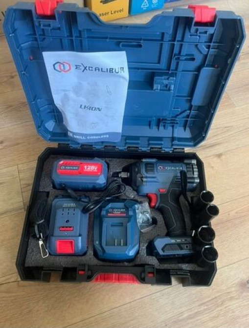 Ударный гайковерт Excalibur с аккумулятором 128 В поставляется в Бишкек - изображение 1