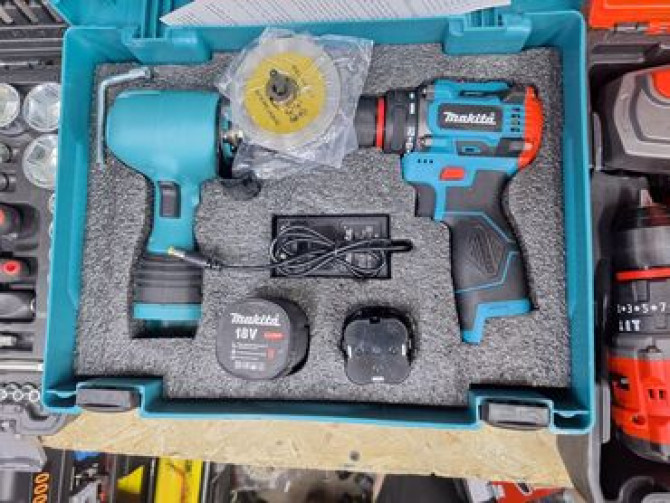 Набор электроинструментов Makita, включающий аккумуляторную Bishkek - photo 1