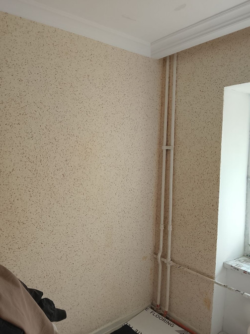 Житкий абой - Фактура: мелкозернистая «шуба» с равномерным разбросом Бишкек - изображение 1