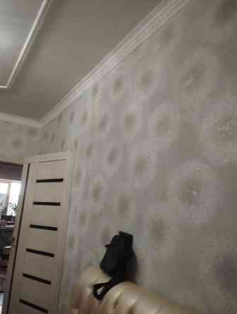 Декоративная отделка стен с эффектом перламутровых кругов/«снежных Бишкек