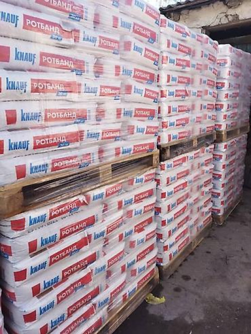 Ротбанд Кнауф Ротбанд местный Шпатлёвка Алинех Кафельный клей Алинех Бишкек - изображение 3
