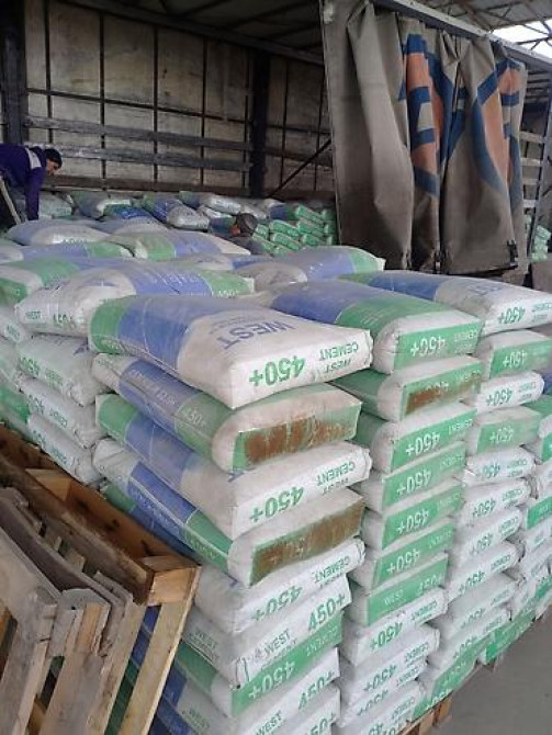 WEST (Андижан) цемент, M-450, 50 кг/м³ Бишкек - изображение 2