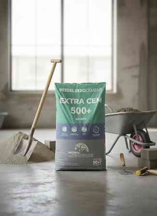Хайдельберг цемент, M-500, цвет - Серый, 50 кг/м³, Оптом Бишкек
