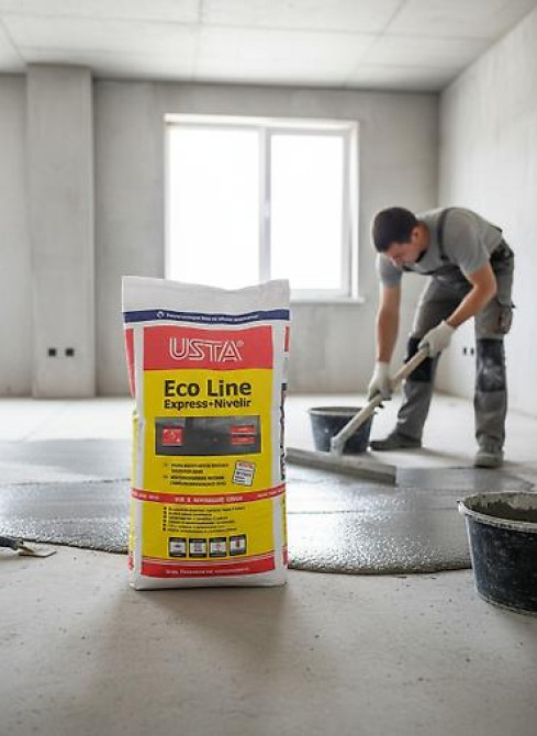 USTA Eco Line Express+Nivelir — быстротвердеющая гипсовая Бишкек - изображение 1