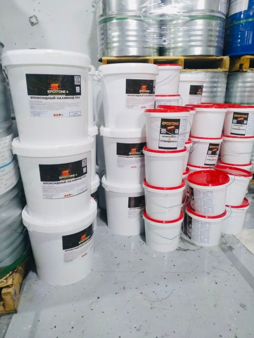 ЭПОКСИДНЫЙ НАЛИВНОЙ ПОЛ ОТ ЗАВОДА-ПРОИЗВОДИТЕЛЯ! ОПТОМ И В РОЗНИЦУ Бишкек - сүрөт 1