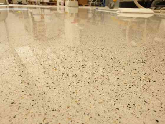 Полированные бетонные полы, Полированный бетон. , Полированный Бишкек