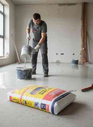 30 кг. Быстротвердеющая гипсовая самовыравнивающаяся смесь Usta Eco Бишкек