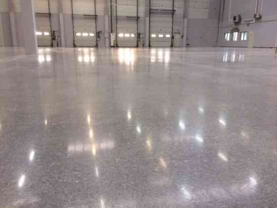 Полированный бетонный пол система Trowel Shine для. промышленных Бишкек