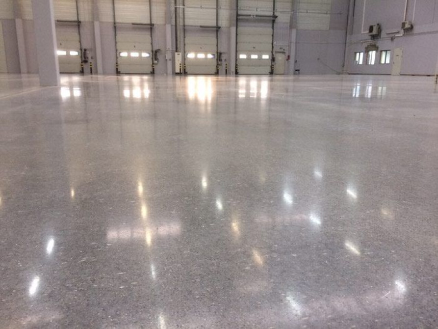 Полированный бетонный пол система Trowel Shine для. промышленных Бишкек - изображение 1