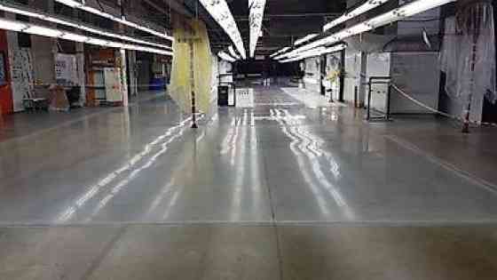 Полированный бетонный пол, Полированные бетонные и. мозаичные полы Бишкек