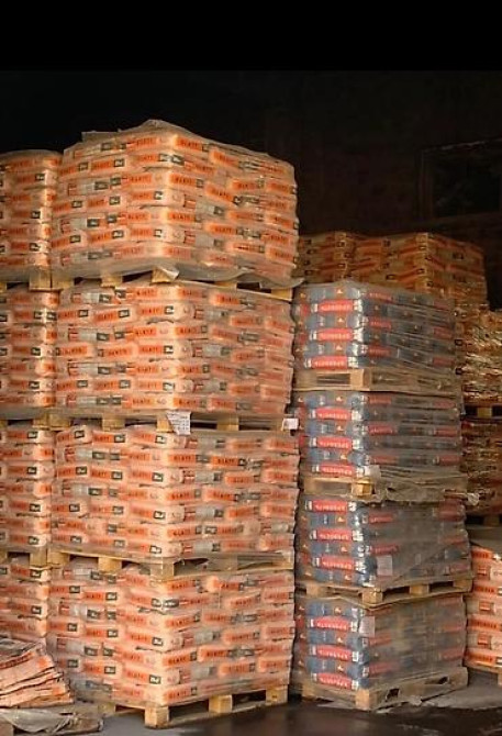 Сухие строительные смеси на поддонах. Ассортимент: - Клей цементный Бишкек - изображение 1