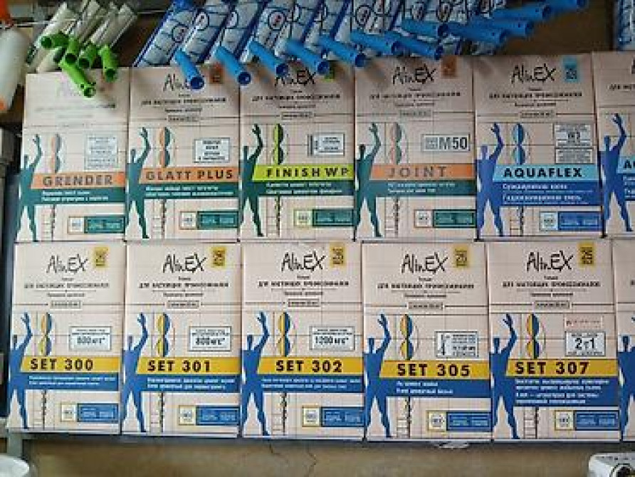 Ассортимент сухих строительных смесей AlinEX, предназначенных для Бишкек - изображение 2