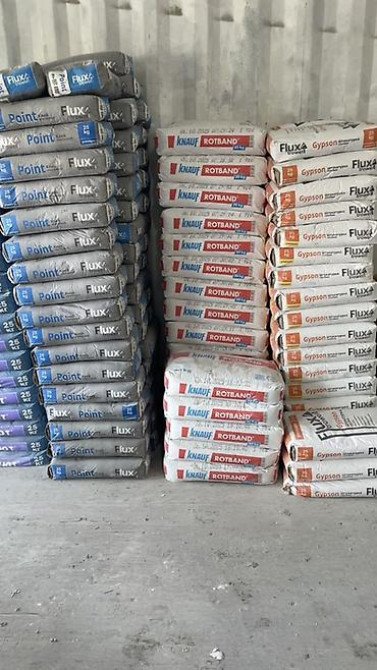 Строительные смеси и расходники Ассортимент: - Сухие смеси Flux Бишкек - изображение 2
