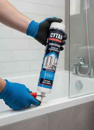 Силиконовый санитарный герметик Cytan Professional. Прозрачный Бишкек